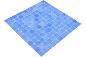 CONWIRE Mosaico de mosaico para piscina, antideslizante, color azul