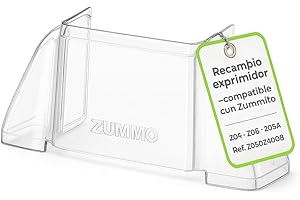 CubetasGastronorm ® Caratula Frontal Completa Para Exprimidor Compatible con Zummito Z05 Z06 Z05A Recambio Original Protector Plástico Técnico Transparente Alta Resistencia Hostelería Profesional
