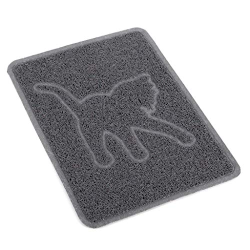 Chongwfs Square Cat Toilet Mat Cat Litter Mat Anti Cat