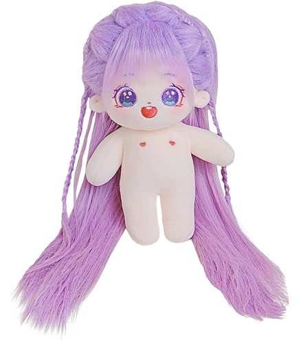 niannyyhouse Costume de poupée en peluche de 20 cm, coiffe, manteau, jupe, costume de poupée en peluche Ancient Hanfu (B1 niannyyhouse Costume de poupée en peluche de 20 cm, coiffe, manteau, jupe, costume de poupée en peluche Ancient Hanfu (B1