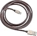 Produktbild Peter Jäckel USB Leather Touch Cable Brown für Lightning mit Sync- und Ladefunktion
