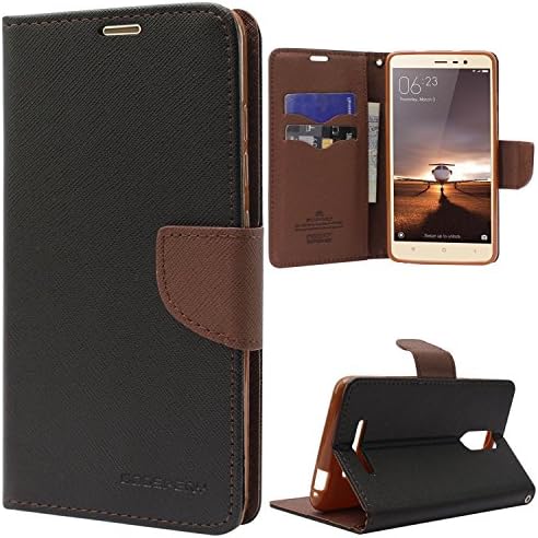 ONLINE INDIA Lenovo K3 Note/A 7000 FLIP Cover Imported Mercury goospery Fancy Diary Wallet flip case Back Cover for Lenovo -Brown