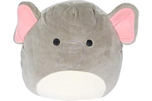 ‎SQUISHMALLOWS Squishmallow Kellytoy Mila Plüschtier Elefant, 20,3 cm, Grau