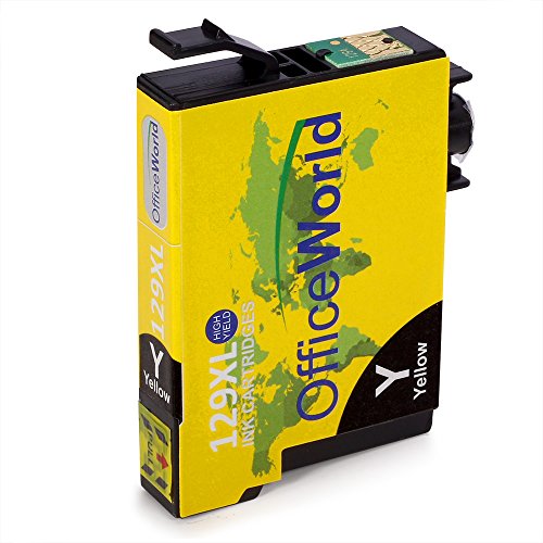 OfficeWorld Kompatible Patronen Ersatz für T1291 T1292 T1293 T1294 Tintenpatronen Kompatibel für Stylus SX420W SX425W SX445W SX525WD SX535WD SX620FW & Office B42WD BX305F BX305FW BX320FW BX525WD BX535WD BX625FWD BX630FW BX635FWD BX925FWD BX935FW WorkForce WF-7015 WF-7515 WF-7525 - 6