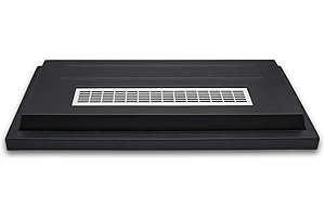 ZooPaul Terrarium Abdeckung schwarz 80x35 100x40 ohne Beleuchtung Deckel Haube 100x40 Gitter Silber, ohne Beleuchtung