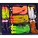 Produktbild HCFKJ 17Pcs Soft Worm Lure Lure Set Kopf Jig Haken Fischköder Set Tackle