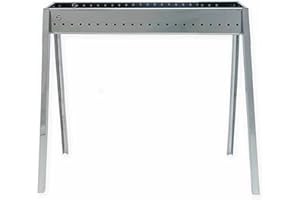 LISA LUXURY IS AN ATTITUDE LISA s.r.l. Canalina Cuocispiedini ed Arrosticini a Carbone - Acciaio Inox - Milano 80 cm