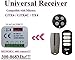 Produktbild Universal Empfänger kompatibel mit MHOUSE GTX4, Mhouse GTX4 C, Mhouse TX4 433,92 MHz Fernbedienung Fernsteuerung. Rolling-code Kanal 300 mhz-868mhz. Rolling/Fixed code 12 - 24 VAC/DC Receiver.