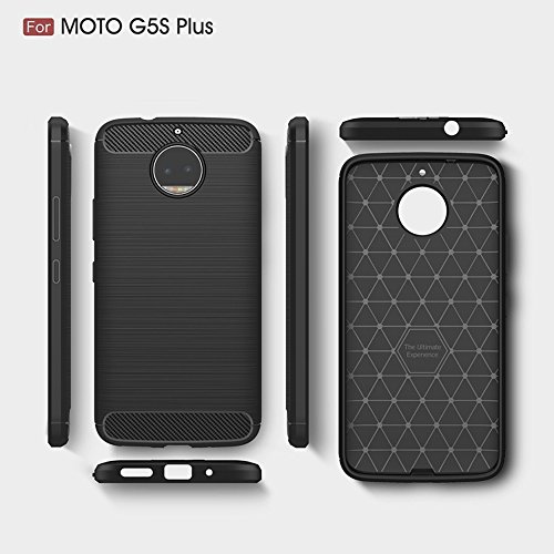Moto G5S Plus Funda Estuyoya Silicona Efecto Carbono funda trasera Dise o Duradero alta calidad Antigolpes Gel Flexible Carcasa para G5S Plus - Negro reviews Moto G5S Plus Funda Estuyoya Silicona Efecto Carbono funda trasera Dise o Duradero alta calidad Antigolpes Gel Flexible Carcasa para G5S Plus - Negro