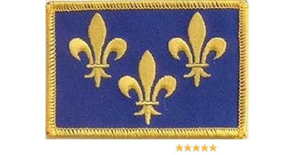 Az Flag Drapeau 3 Fleur De Lys Blanc Et Or 150x90cm