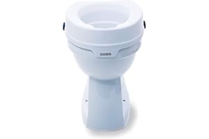 INVACARE Rehausseur de toilettes, pour Adultes, Rehausseur WC 10 cm, Sans couvercle, Blanc
