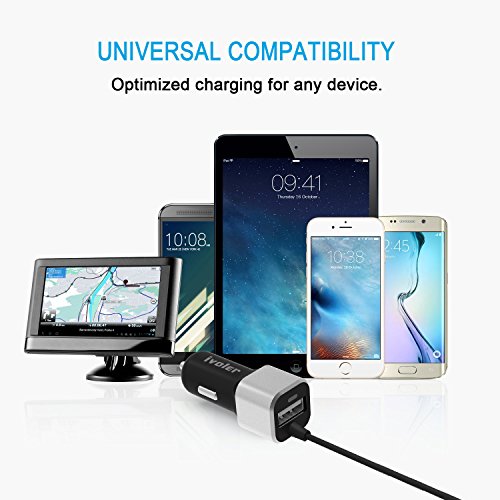 Garantie Vie iVoler Chargeur de Voiture Allume-Cigare 2 Ports USB 24W 4 8A avec C ble Lightning 1 5m Ultra Petit Chargeur Allume-Cigare USB d reviews Garantie Vie iVoler Chargeur de Voiture Allume-Cigare 2 Ports USB 24W 4 8A avec C ble Lightning 1 5m Ultra Petit Chargeur Allume-Cigare USB d
