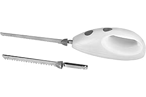 Team Kalorik Couteau Electrique Avec 2 Lames, 95 W, Blanc, TKG EM 1001