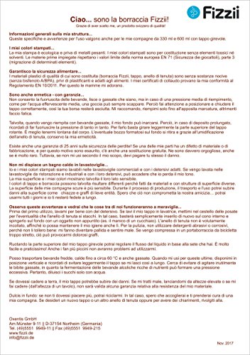 Fizzii 600ml DRACHEN, Kunststoff Trinkflasche auslaufsicher bei Kohlensäure, schadstofffrei, spülmaschinenfest - 7