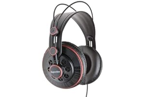 Superlux HD681B casque Circum-aural Noir - Casques (Circum-aural, Avec fil, 10 - 30000 Hz, 98 dB, 2,5 m, Noir)