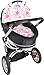 Dooky Pram Shade - Pink Circles