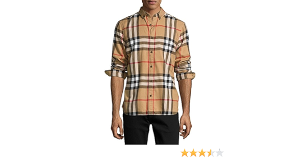 plaid shirt burberry