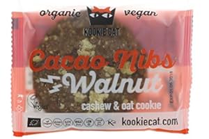 Kookie Cat | Cacao Nib & Walnut Cookie | 2 x 12 x 50g