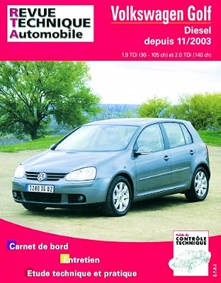 Ré-édition revue technique automobile 680.1 vw golf v tdi