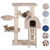 Kratzbaum Katzenbaum CAT018 Mittelhoch 100 cm Beige