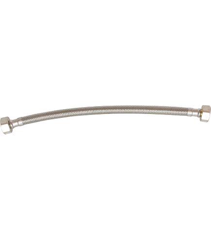 Tuyau Blindé 3/4" UM X 3/4" UM Arc DN19 - 70cm - Made In Germany