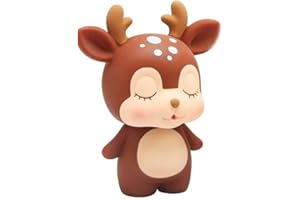 ‎SUPVOX Supvox Deer Sparschwein Kids Money Bank Spardose Desktop Ornamente (Kaffee)