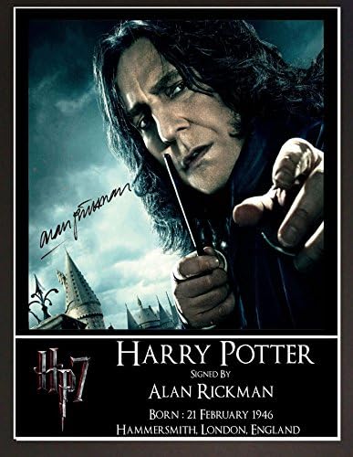 Everything But ThatEverything But That Harry Potter : Severus Snape/Alan Rickman Signed Mounted Photo Print Display 10 x 12