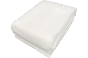 Muzhira Wintervlies für Pflanzen Frostschutz, 17g/m² 1m x 10m Gartenvlies Frostschutzvlies für Pflanzen für Wetterfest, Kälte, Vögel und Insekten - Weiss
