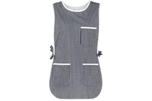 GIBLOR'S - Poncho Grembiule Zefiro per Uomo Donna in Poliestere, per Hotel, Casa, Colf, Domestico, Cameriere, Pulizie, taglia unica, diversi colori