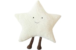 LIBOOI 60cm Sun Cloud Moon Star Pillow Cushion Decorative Kids Cute Nursery Pillow Cloud Soft Decor Stuffed Pillow Plush Pillow for Kids Bolster Soft Sofa Room Decor (UK1-YH-221129DJ02-5-HD)