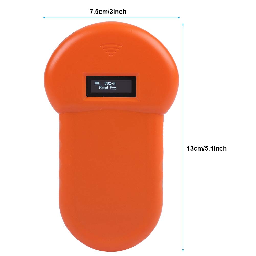 Lector para mascotas, lector de identificación de animales Pantalla LCD Pantalla táctil RFID Microchip Portátil Mascota Escáner 134.2 KHz 7 Lector para mascotas, lector de identificación de animales Pantalla LCD Pantalla táctil RFID Microchip Portátil Mascota Escáner 134.2 KHz - Imagen 8