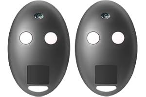 SUOXIOM 2PCS Télécommande de Portail, télécommande de Porte de Garage, télécommande 2 pièces BFT MITTO2- Mitto2 M 2 canaux 433 MHz Rolling Code pour portails automatiques