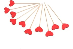 OMABETA 20Pcs Etichetta di Piante da Frutto in Legno Bellissimo Giardino a Forma di Cuore Prezzo da Cartellino Ornamento Forniture per Contrassegnare e Identificare Semi Erbe Piante