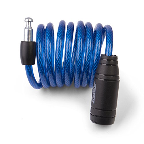 Gregster Fahrradschloss Set, Spiralkabelschloss Set fürs Fahrrad, auch als Familienschloss geeignet, 3 Schlösser – 6 Schlüssel – eine Schlosskombination, mehrfarbig - 5