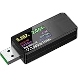 YOJOCK USB 3.0 Tester Multimeter 3.7-32V 0-5.1A USB Voltage Tester USB Digital Current and Voltage Tester Meter Voltmeter Amm