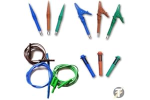 Leaderman LDM070/KEW Fused Test Leads Set for Fluke Megger & Kewtech Multifunction Testers