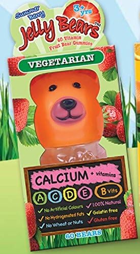 Jelly Bears Calcium, Berries 60gummies x 1