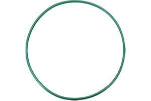 sourcing map Flúor Caucho Tóricas Juntas, 125mm OD 118mm ID 3,5mm Ancho FKM Sello Junta para Maquinaria Plomería, Verde, Paquete de 1