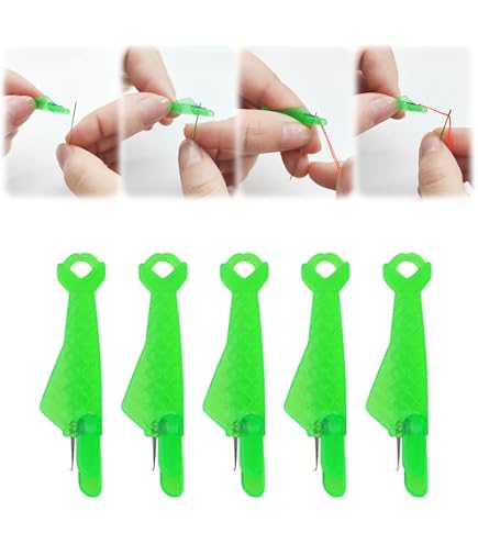 Lot De 3 Enfile-aiguilles Pour Machine à Coudre - Outil 2 En 1 (enfilage + Découdage) - Pratique Et Rétractable