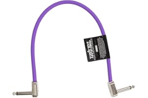 Ernie Ball Flex Patch Cable 12in - Purple - Single