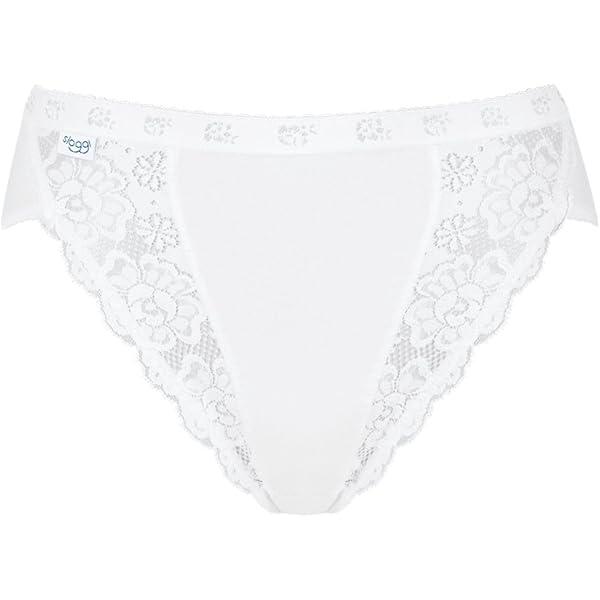 Lot de 4 culottes classiques Sloggi Chic Blanc en coton Sloggi