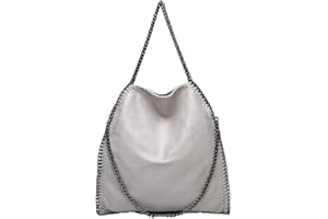 ZIYUEZIKUN Umhängetaschen für Frauen Damen Kette Umhängetasche Kettentasche Taschen für Damen Casual Handtasche große Hobo Schultertasche