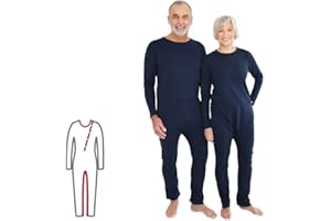 Pflegeoverall für Frauen und Männer; slim lang mit Bein- und Rückenreißverschluss; Demenz Overall; ActivePro (XL)