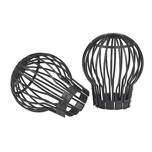 Preisvergleich Produktbild 2er Set Flexibler Kunststoff Blatt Regenrinne Regenwasser Fallrohr Falle Wächter Schutz - Set of 2