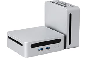KINGNOVYPC 8K Mini PC AMD Ryzen 7 5825U, Windows 11(8C/16T, up to 4,5 GHz), 64 GB DDR4 1TB NVMe, mini komputer stacjonarny, typ C/2 x wyjście HDMI, 4 x USB 3.0, Wi-Fi 6 BT 5.2