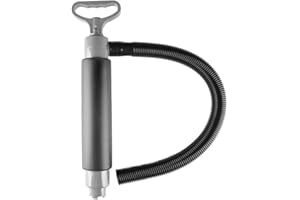 HEYTUR Kayak Bomba de sentina flotante, bomba manual de agua de sentina portátil, para kayak, canoas y accesorios para barcos (gris plateado)