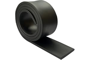 OWDFF Strisce di Gomma 5mm Rotolo Gomma Antiscivolo 5 cm x 1 m Rotoli di Antivibrazione Tappeto Antivibrazioni Antiurto e Antiscivolo Adatto Per l'industria Dell'officina Ecc (50 * 5mm)