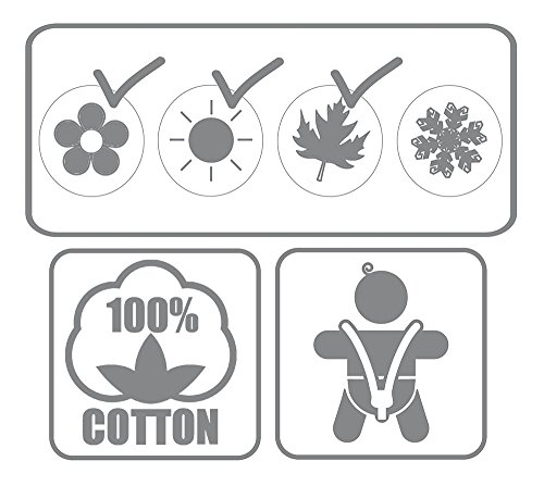 Wallaboo Einschlagdecke Coco, Sehr praktische und Kuschelweiche Babydecke, 100% Baumwolle - 5