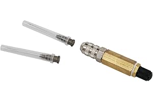 NICECNC Fork Nitrogen Needle Kit for Shocks Self Sealing Rubber Valves Shock Filler Compatible with Modèle Universel, Voir Montage