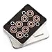 Produktbild Overmont 8 Stücke Reibungsfreie Kugellager Bearings für Skateboard Skates Titan Chromstahl ABEC-11